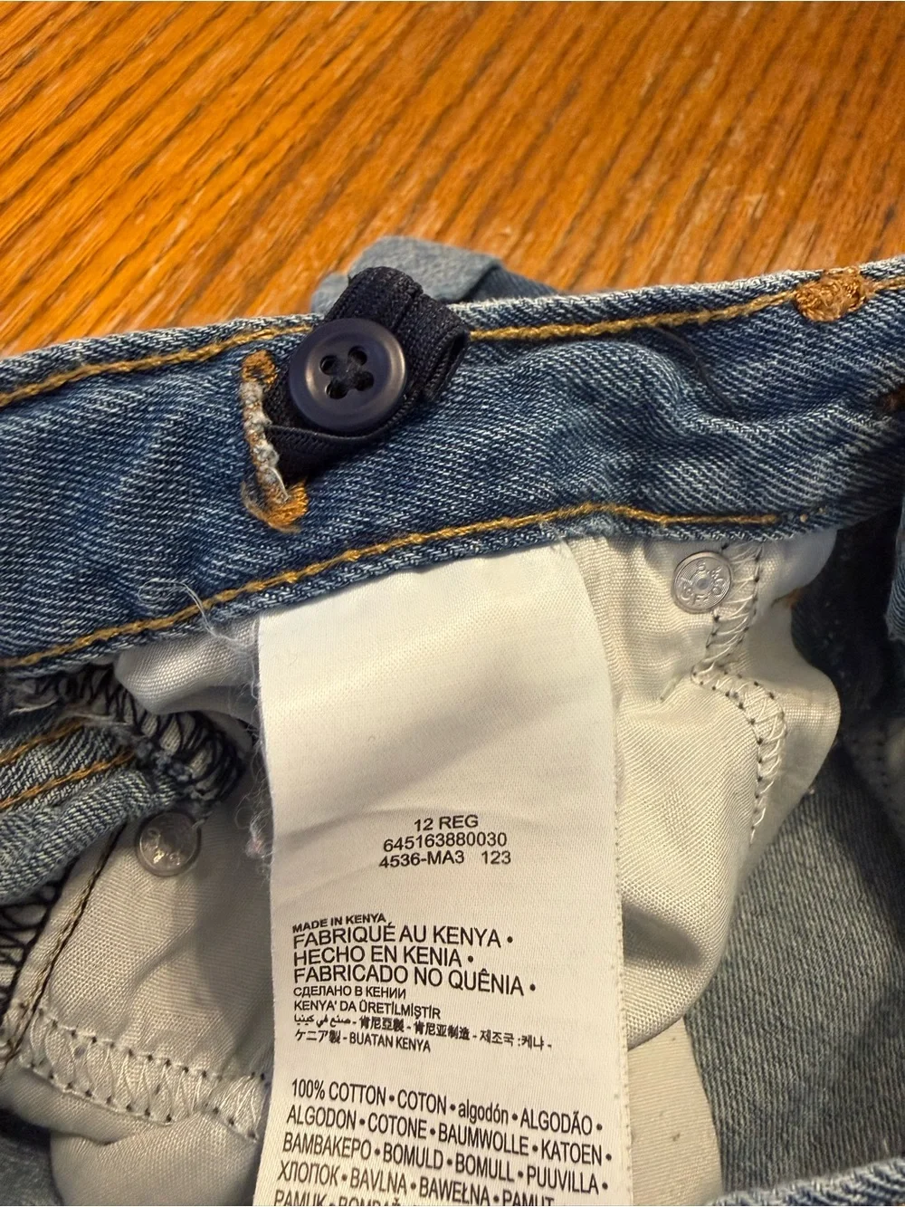 Levi's Light Blue Girlfriend Denim Shorts